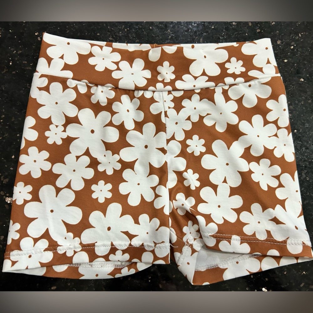 Flower Biker Shorts - Boutique shorts!